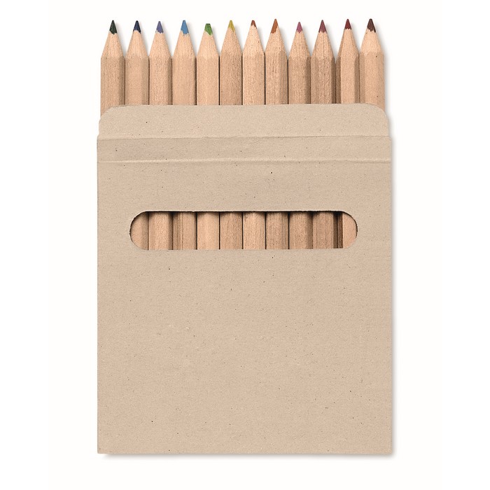 Estuche cartón 12 lapices