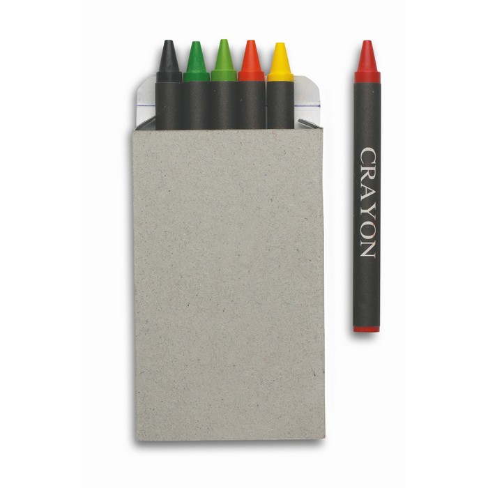 Estuche 6 lápices de cera