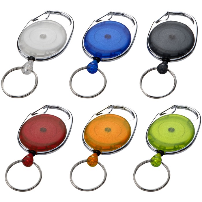 Llavero con clip extensible
