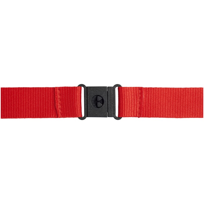 Lanyard con hebilla separable y clip de seguridad