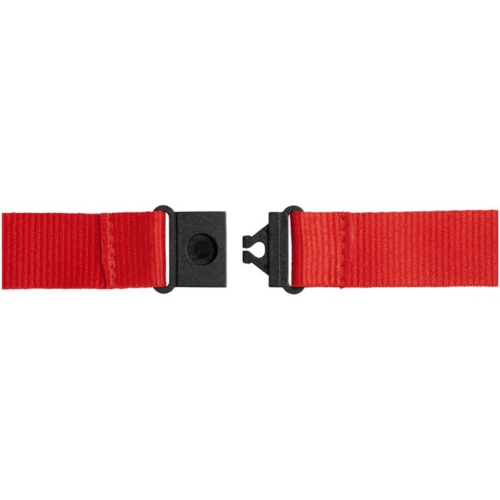 Lanyard con hebilla separable y clip de seguridad