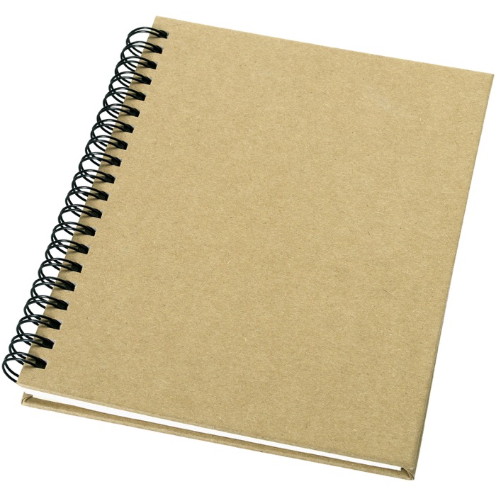 Libreta espiral de papel reciclado