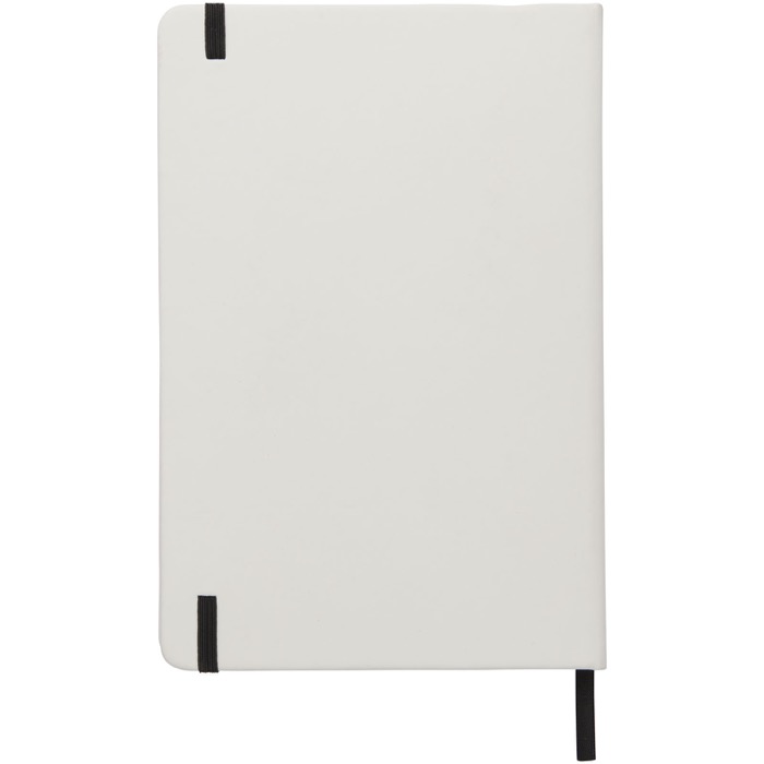 Libreta A5 blanca con cinta de color