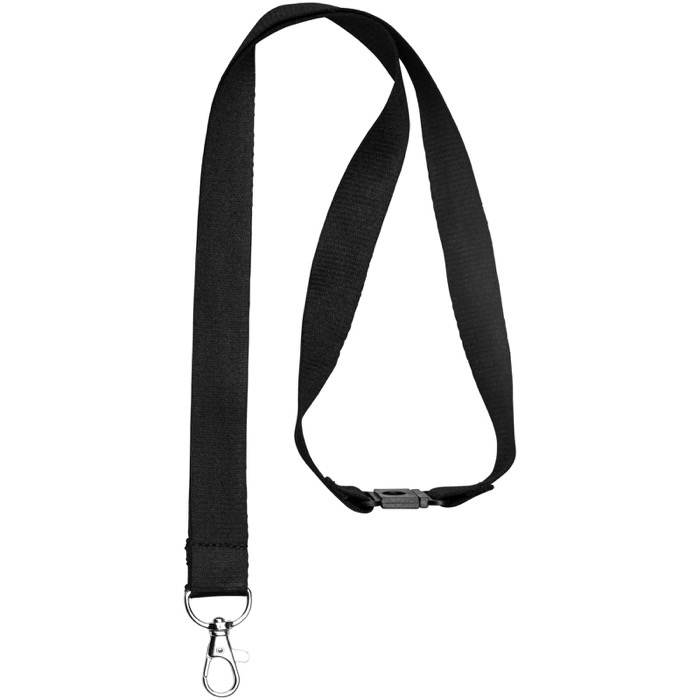 Lanyard de bambú con clip de seguridad