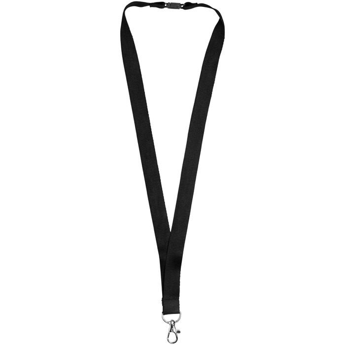 Lanyard de bambú con clip de seguridad