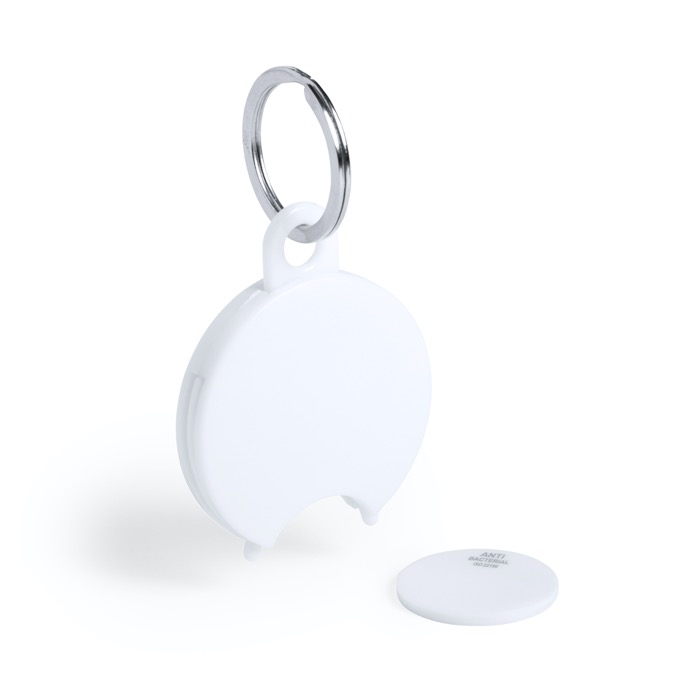 Llavero Moneda Antibacteriano